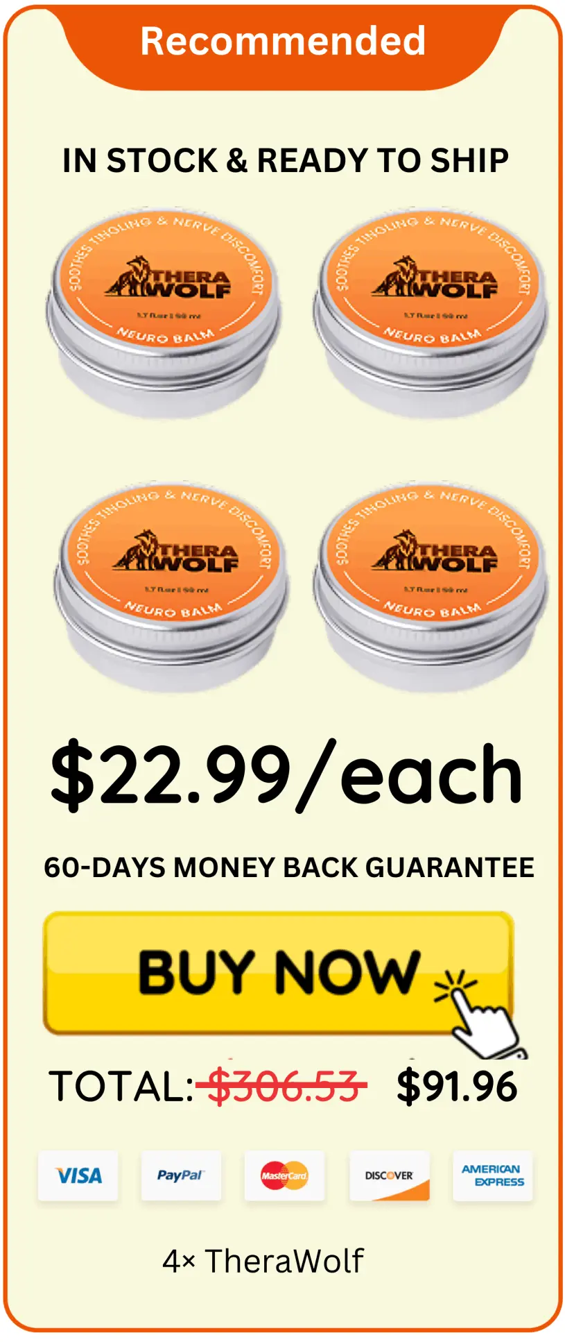 Therawolf offer price